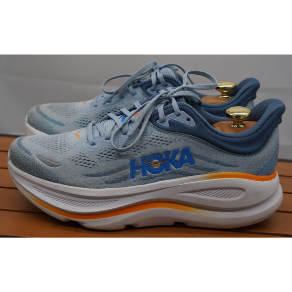 New Hoka Bondi 9 Men\'s Color Drizzle/Downpour Size 9.5 EE (Wide) main image 5